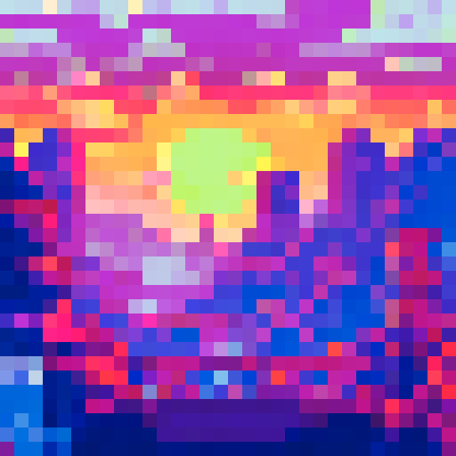 anime girl dreamy colors