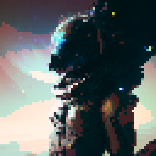 Futuristic, abstract, and surreal.

A surreal, futuristic image depicting the vast universe with a starry sky backdrop, showcasing the evolution of humans and animals throughout ancient and modern times.