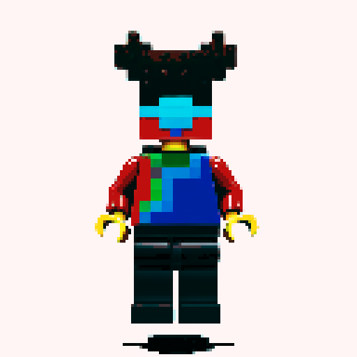 lego pixel, vibrant colors, blocky shapes, small plastic bricks, isometric perspective, retro video game, low resolution, 8-bit graphics, sharp edges, square grid, limited color palette, nostalgic feel, brick-built characters, iconic lego logo, digital recreation, detailed textures, crisp lines, simplified forms, nostalgic gaming vibes