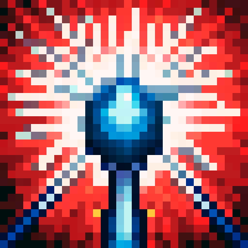 Save game icon, fantasy, blue