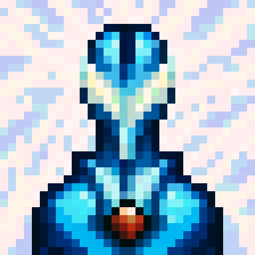 armour, game icon, 32x32 pixel art, sRGB, skill art, close up, portrait, metallic shine, intricate details, reflective surfaces, vibrant colors, textured edges, glossy finish, sharp lines