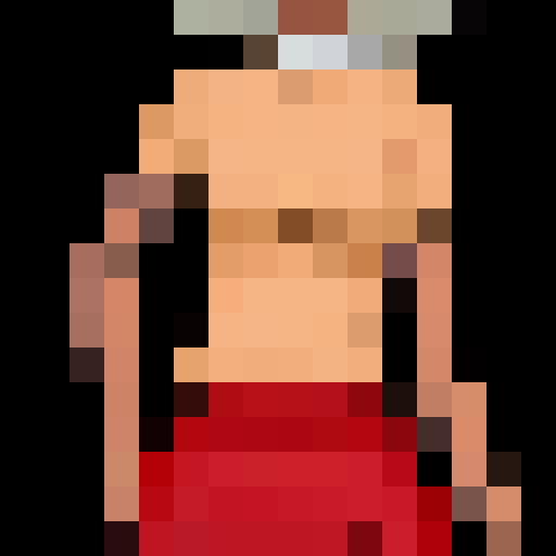 Black teenage girl with light brown hair and red eyes