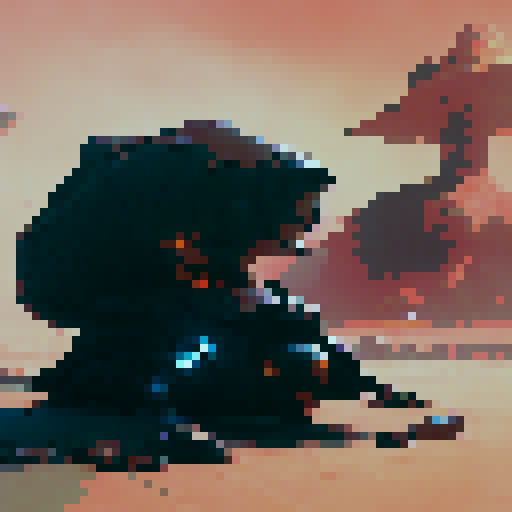 giant snail with a large spiked shell, dark fantasy