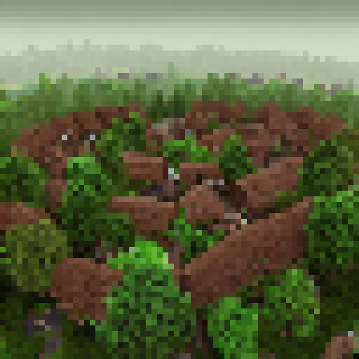 Viking village Pin forest