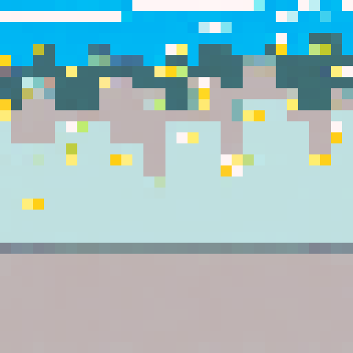 City landscape on Mars