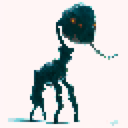 A rock golem with a large head, fantasy rpg