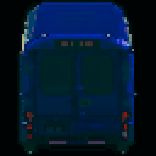 A 3CV truck from behind, at 3 different angles