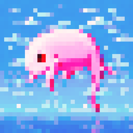 cute pink dolphin
