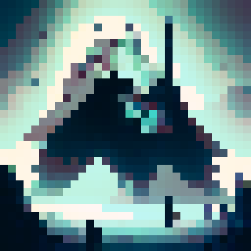 Fantasy hero sprite with a black outline