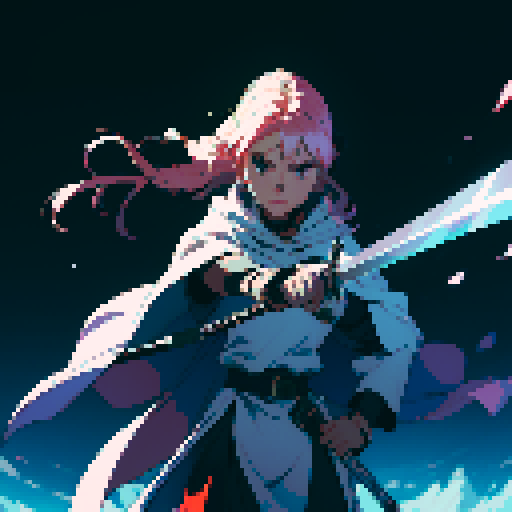 person being cut in half by a giant sword