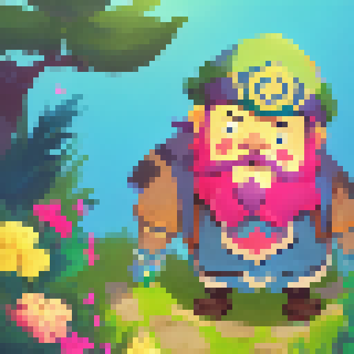 Admiral Adama stands in a lush, tropical landscape, holding a plate of Toast Hawaii, surrounded by vibrant flowers and trees, with a portrait style capturing his rugged determination.