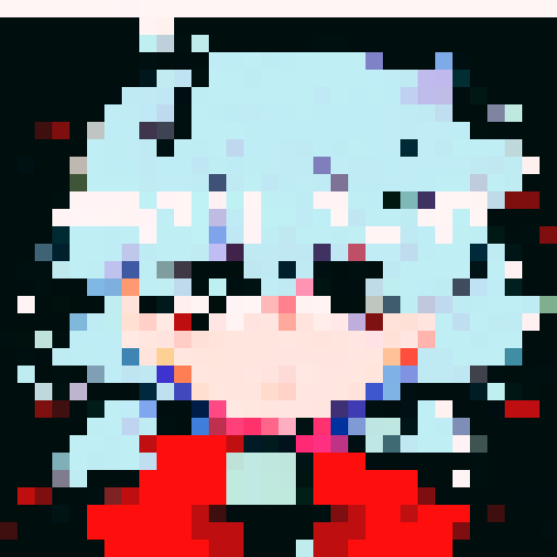 Western style woman looking straight into the camera. Only blue colors.