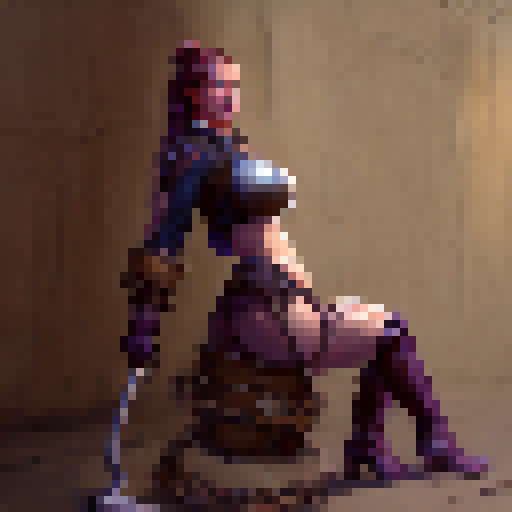 Latina with huge ass and round tits being stuck in pillory