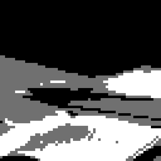 old, tattered book, dark neo style, wooden surface rough and pixelated, bar counter, fantasy RPG