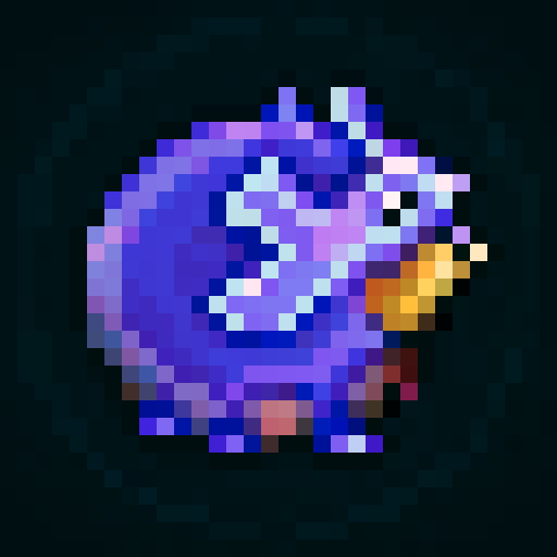 32x32 pixel art, hedgehog in brown