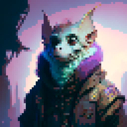 bold, fierce, yet slightly adorable troll with glowing eyes