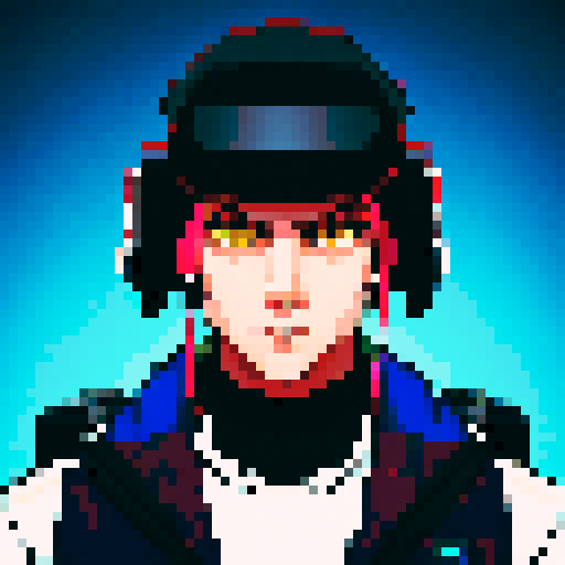 Cyberpunk male trooper 