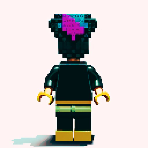 lego pixel, vibrant colors, blocky shapes, small plastic bricks, isometric perspective, retro video game, low resolution, 8-bit graphics, sharp edges, square grid, limited color palette, nostalgic feel, brick-built characters, iconic lego logo, digital recreation, detailed textures, crisp lines, simplified forms, nostalgic gaming vibes