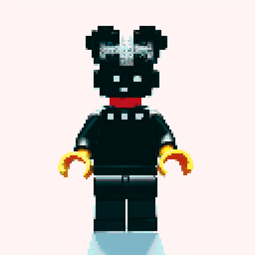 lego pixel, vibrant colors, blocky shapes, small plastic bricks, isometric perspective, retro video game, low resolution, 8-bit graphics, sharp edges, square grid, limited color palette, nostalgic feel, brick-built characters, iconic lego logo, digital recreation, detailed textures, crisp lines, simplified forms, nostalgic gaming vibes