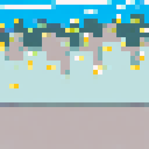 City landscape on Mars