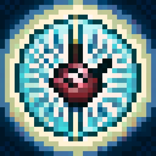 Skill icon for phasing skill to go transparent in studio Ghibli inspired art style.
