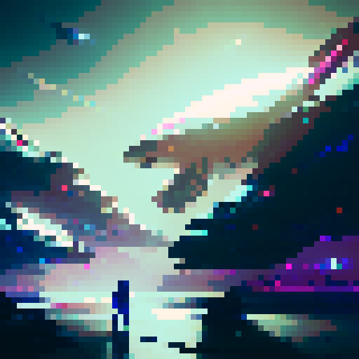 Futuristic, neon, and digital.

        Blue and yellow spaceships with sleek, neon designs fly through a digital world, leaving behind trails of vibrant light.