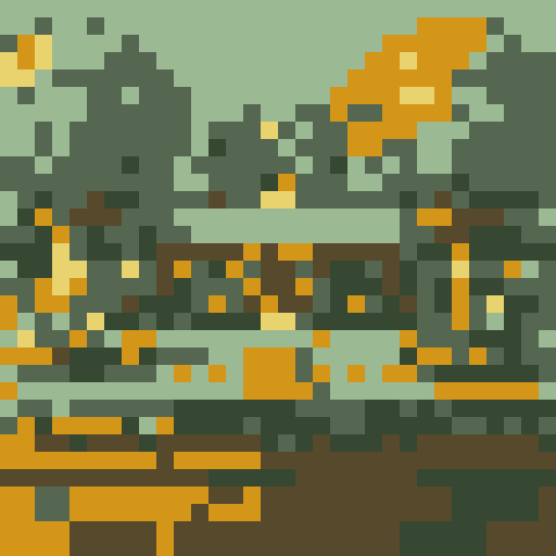 topiary plant, isometric asset, decorative pot, art nouveau garden, sRGB, pixel art