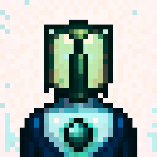 steel helmet, game icon, 32x32 pixel art, sRGB, skill art, close up, portrait, metallic sheen, intricate engravings, weathered texture, sharp edges, glowing eyes, fierce expression, battle scars