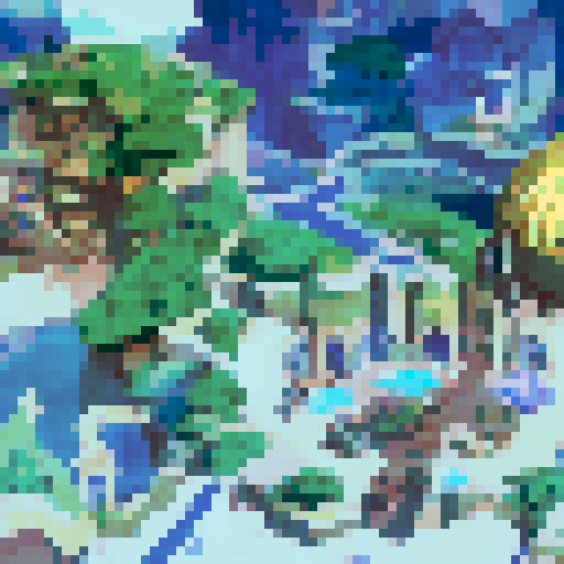 Xenoverse, bustling Conton City, Time patrol, vibrant colors, futuristic architecture, towering skyscrapers, floating islands, intricate bridges, lush green parks, sparkling waterfalls, martial arts training, energetic battles, dynamic poses, epic explosions, dramatic lighting, intense action,  sleek costumes,  sprawling landscapes, intricate details, captivating portraits