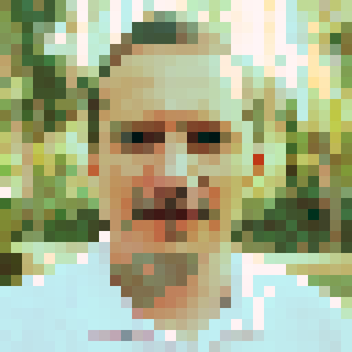 A 8 bit pixel art style