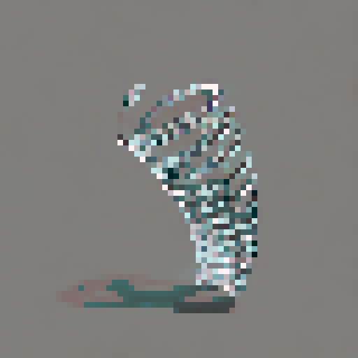 a coiled metal spring