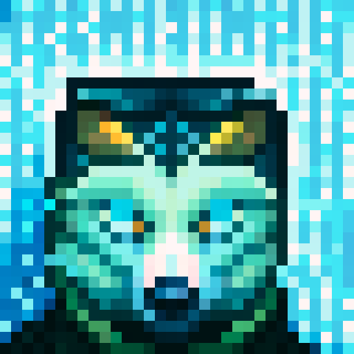 wolf avatar, portrait, glowing eyes, sexy