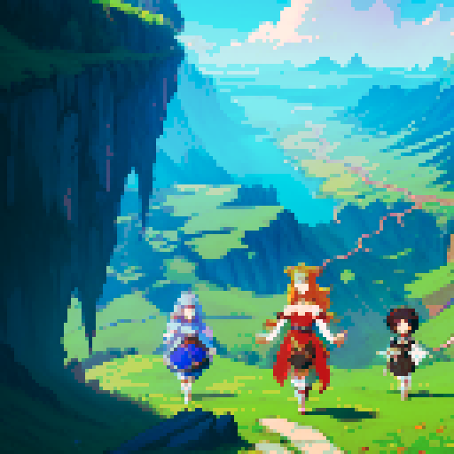 Four goddesses create the world.