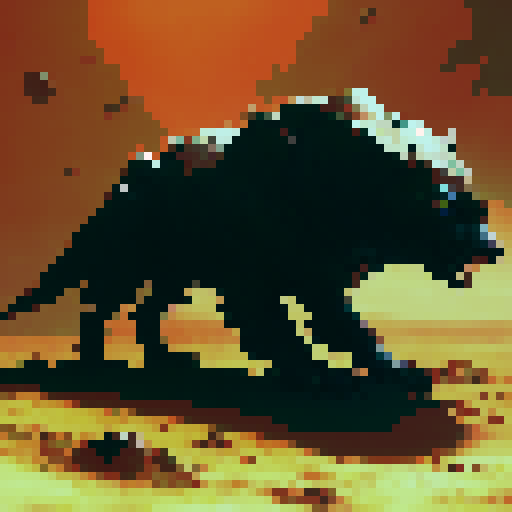 full body shot, wolf, red glowing eyes, razor sharp teeth, drooling, preparing to attack, field, cloudy day, fantasy RPG