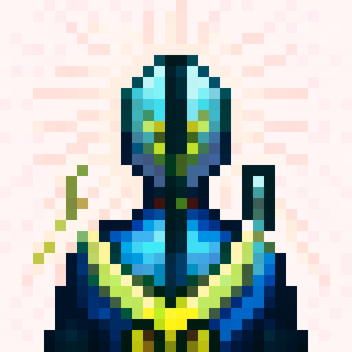 racket launcher, game icon, 32x32 pixel art, sRGB, skill art, close up, portrait