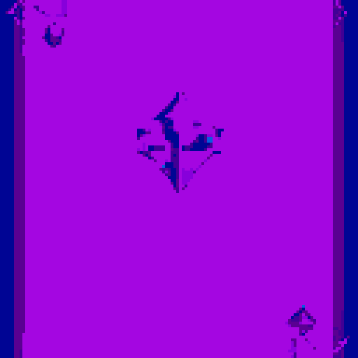 Create a purple amethyst gem in the center of the card