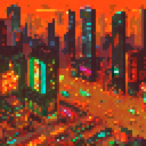 Cyberpunk cafe, neon-lit cityscape, retro-futuristic, bustling patrons, holographic menus, robotic waitstaff, towering skyscrapers, rain-soaked streets, smoke-filled room, pixelated graffiti, glitched-out neon signage, vibrant color palette, futuristic technology, hovering vehicles, steam rising from coffee cups