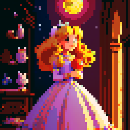 princess in the moon
