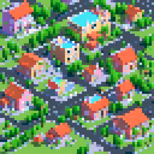 mortgage monte carlo simulator, pixel art, sRGB, colorful, vibrant, graphical, financial data, probability distribution, house icon, animated, looping, dynamic, interactive, user-friendly, intuitive, visually appealing, charts, graphs, numbers, simulation results, risk analysis, loan options, interest rates, affordability, real estate market, economic trends