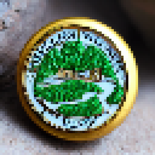 Viking village Pin forest