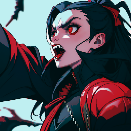 blood splatter, vampire attack, dynamic, vampire claws, vampire fangs, blood