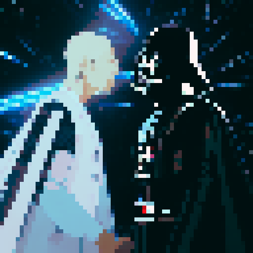 cz Binance as star wars rebel versus Gary gensler as Darth Vader