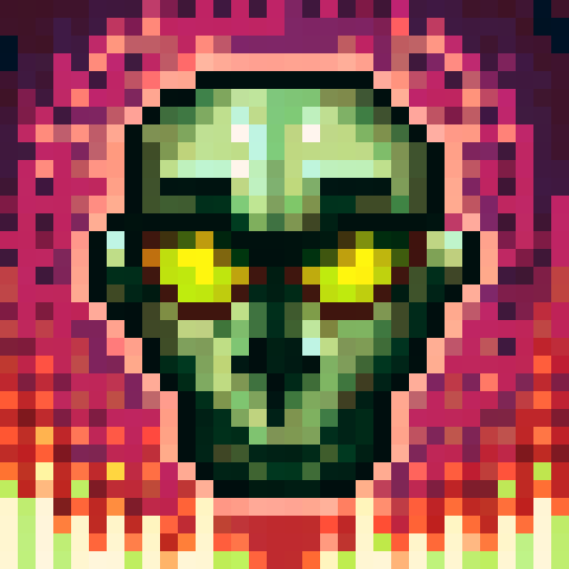 Sad monkey in sunglasses, human-like clothing, holding a fishing rod, with a pixelated sunset in the background, capturing the melancholic mood with pixel art