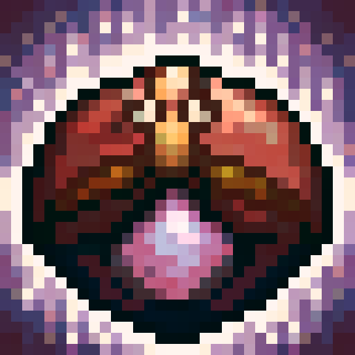 A brain below a rock that is being held up by thick rocky legs