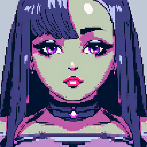 busty goth, nude curvy goth, cute goth woman, with black hair, nude breast, beauty photo, glamour shot, avatar portrait