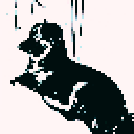 pixelate the dog