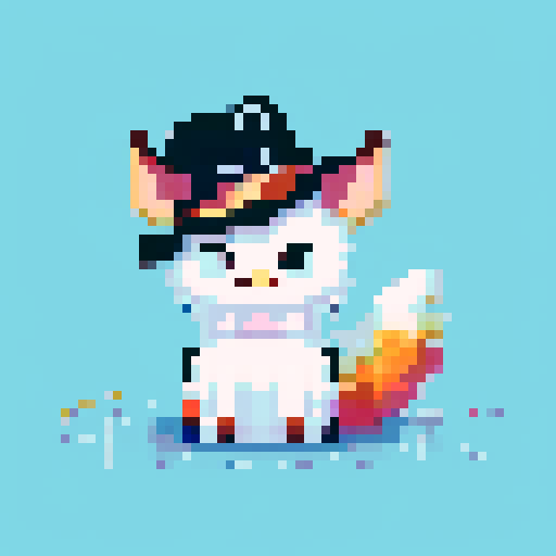 Colorful, vibrant, pixelated hat with intricate stitching and a playful pattern reminiscent of retro video games