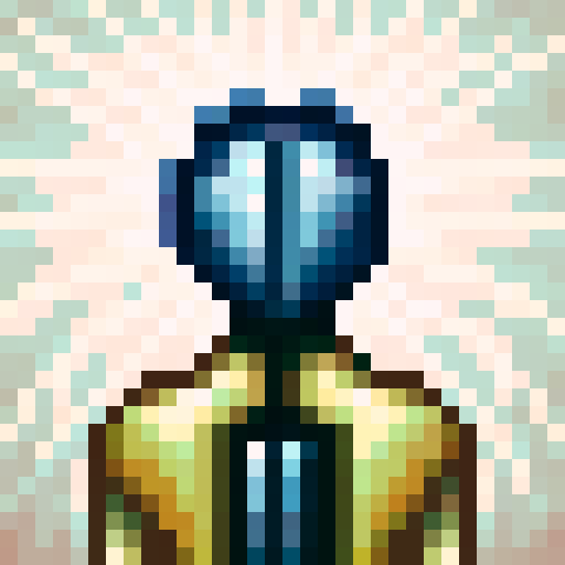 armour, detailed, metallic, shiny, intricate, game icon, 32x32 pixel art, sRGB, skill art, close up, portrait