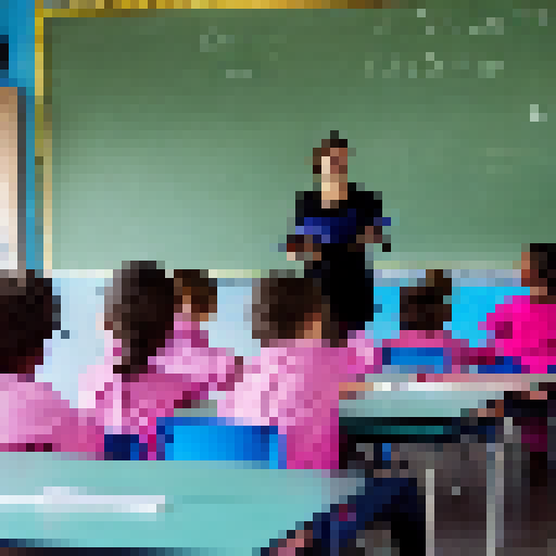 A teacher with a classroom full of bored students