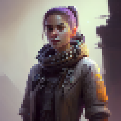 3d realistic portrait of a girl